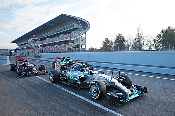 Nico Rosberg, Mercedes, Barcelona F1 testing, February 2015