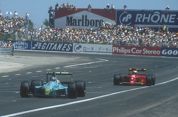 Ivan Capelli, Alain Prost, 1990 French GP