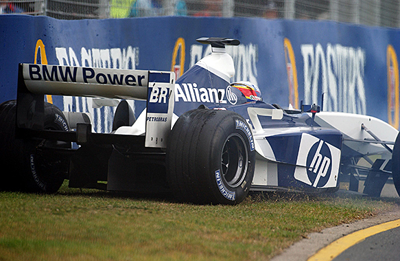 Juan Pablo Montoya, Williams, spin, Australian GP 2003, Melbourne