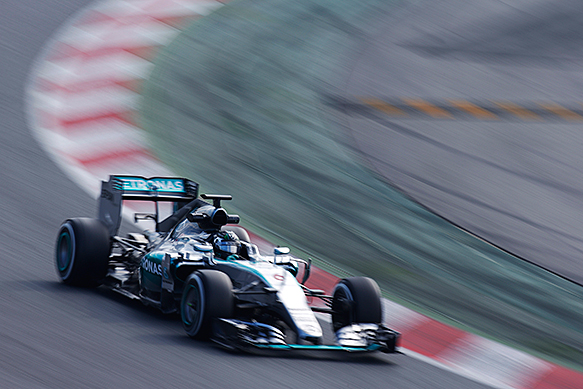 Nico Rosberg, Mercedes, Barcelona F1 testing, February 2015