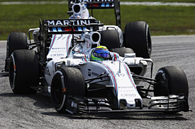Felipe Massa and Valtteri Bottas, Williams, Malaysian GP 2015, Sepang