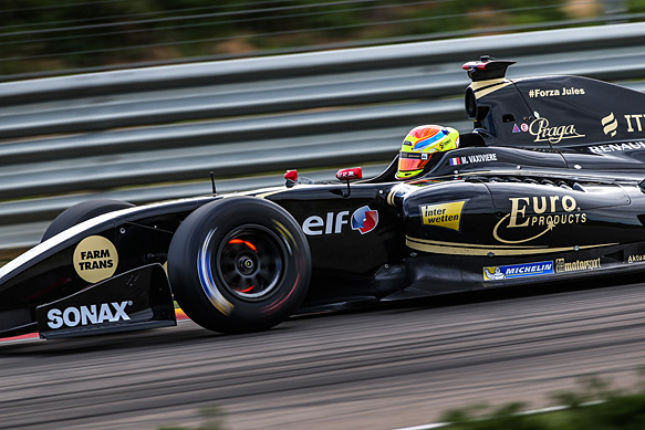 Matthieu Vaxiviere, Lotus, Aragon Formula Renault 3.5 testing, March 2015