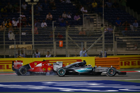 Hamilton used his fresh mediums to pass Raikkonen and build his decisive margin 