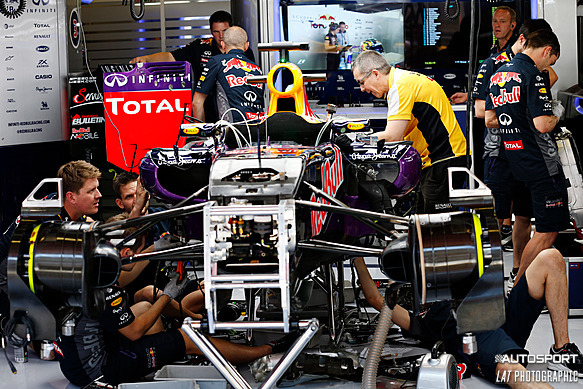 Red Bull engine change, Spanish GP 2015