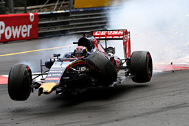 Max Verstappen, Toro Rosso, crashes, Monaco GP 2015