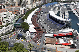 Monaco GP pits 2015