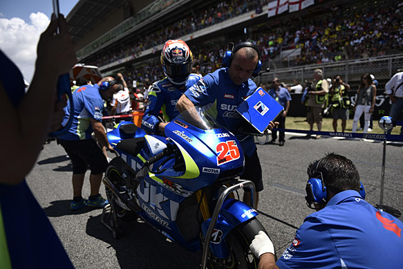 Maverick Vinales, Suzuki, Barcelona MotoGP 2015