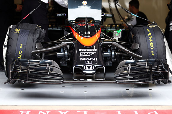 McLaren wing, Austrian GP 2015