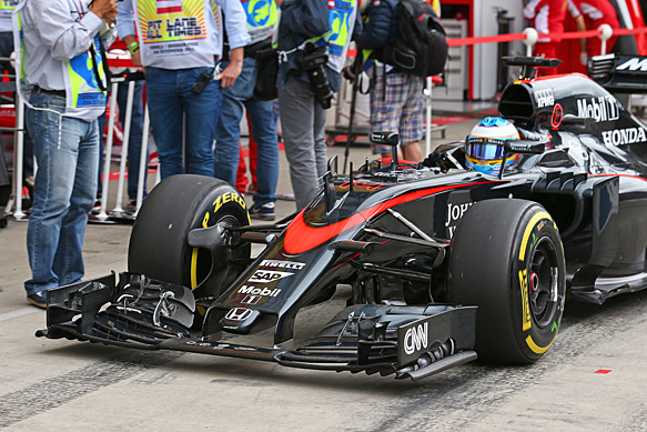 Fernando Alonso, McLaren, Austrian GP 2015