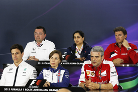 Ferrari, Mercedes, McLaren and Williams are part of the Strategy Group, while Sauber and Manor are not represented