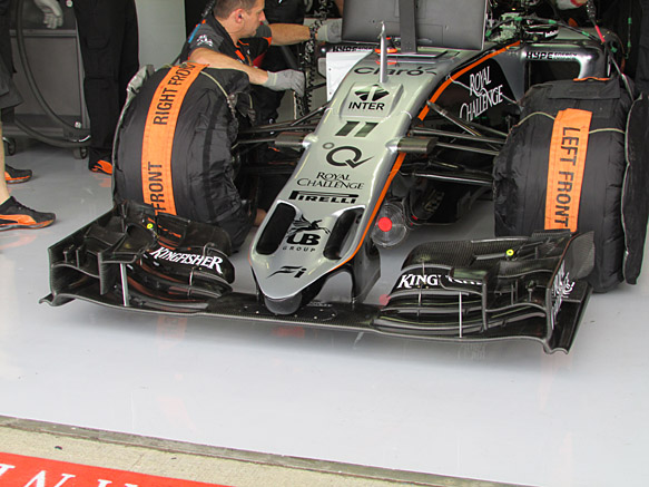 Force India wing