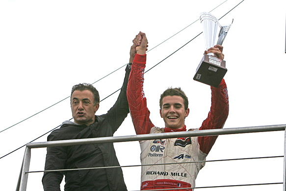 Jules Bianchi wins 2009 Euro F3 title, Dijon