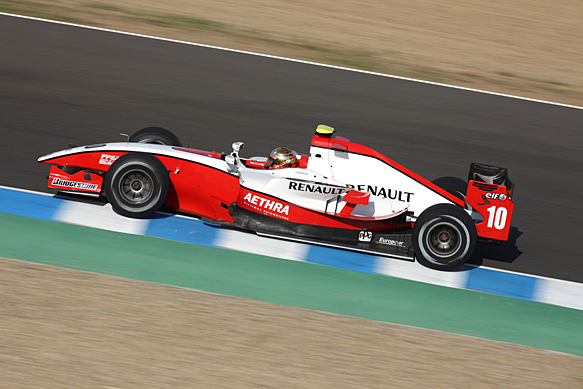 Jules Bianchi, ART, Jerez GP2 testing October 2009