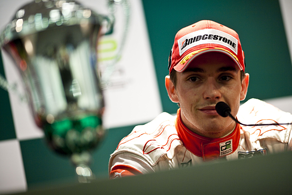 Jules Bianchi, Abu Dhabi GP2 Asia podium 2010
