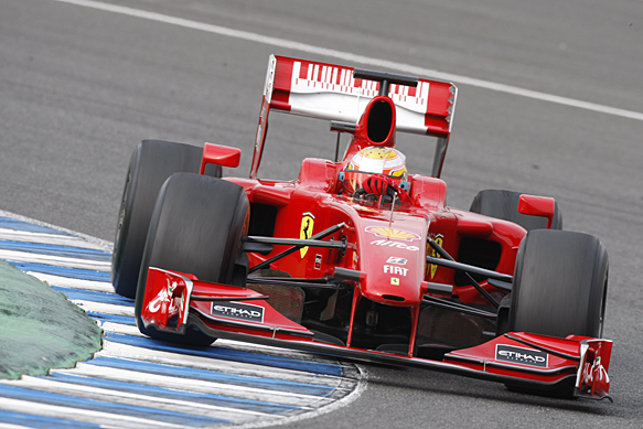 Jules Bianchi, Ferrari, Jerez F1 testing, December 2009