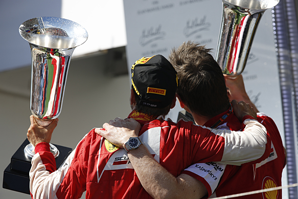 Sebastian Vettel wins 2015 Hungarian GP