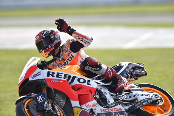 Marc Marquez, Honda, Silverstone MotoGP 2015