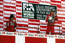 Ayrton Senna, Alain Prost, 1989 San Marino GP