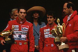 Alain Prost, Ayrton Senna, Ron Dennis, Monaco GP 1989