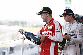 Sebastian Vettel, Japanese GP podium 2015
