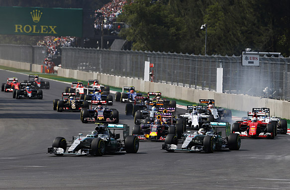 Mexican GP start 2015
