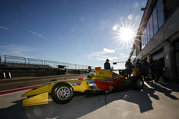 Ben Barnicoat, Carlin, Aragon F3.5 V8 test, November 2015