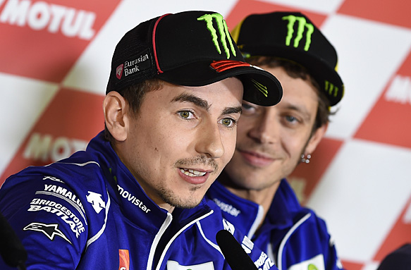 Jorge Lorenzo, Valentino Rossi, MotoGP 2015