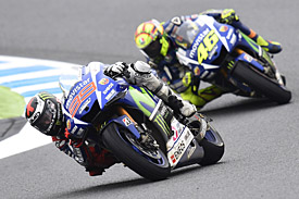 Jorge Lorenzo, Valentino Rossi, MotoGP 2015