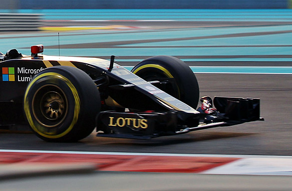Lotus nose, Abu Dhabi GP 2015