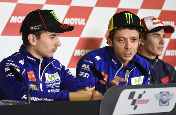 Lorenzo, Rossi, Marquez