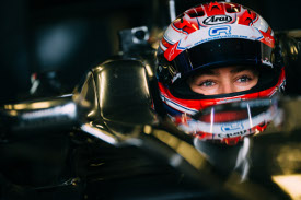 George Russell McLaren test