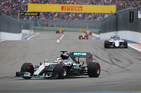 Lewis Hamilton, Mercedes Russian GP 2015