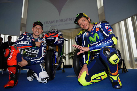 Lorenzo, Rossi, Yamaha MotoGP launch 2015