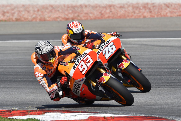 Marquez, Pedrosa, Honda Sepang test 2016