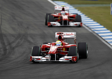 Felipe Massa and Fernando Alonso