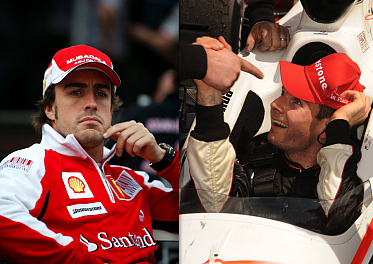Image of Fernando Alonso and Will Power