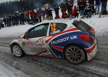 Kris Meeke on the 2009 Monte Carlo Rally