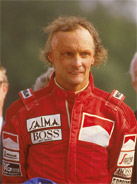 1984 Formula 1 world champion Niki Lauda