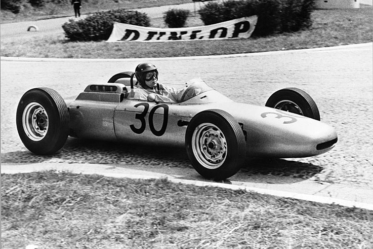 Dan Gurney scores Porsche's one and only grand prix victory, at Rouen