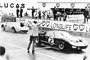 Chris Amon and Bruce McLaren win the closest Le Mans finish from Ford team-mates Denny Hulme and Ken Miles