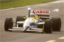 Nigel Mansell's title hopes end when he is injured in practice at Suzuka, confirming Nelson Piquet as champion