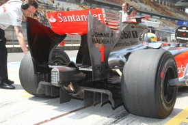 McLaren diffuser