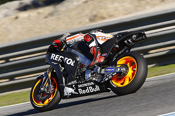Jerez MotoGP test Honda Marquez