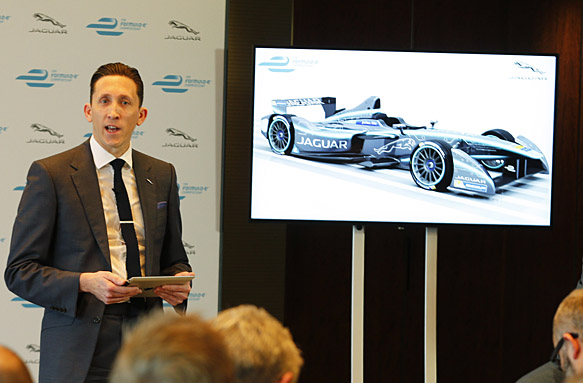 Jaguar Formula E announcement, team director James Barclay